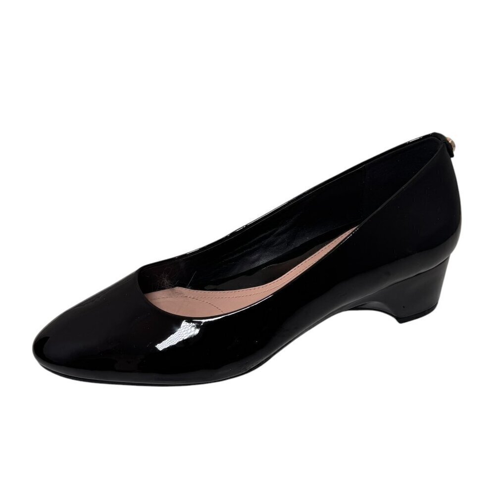 Taryn Rose Women's Babs Pump‎ Size 9.5 Black Patent Leather Lk Nw!!